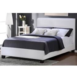 Tuscany Villa White Upholstered Queen-size Bed