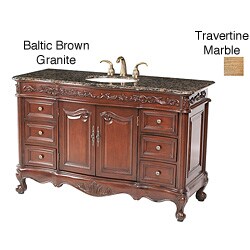 Princeton 56-inch Single-sink Bathroom Vanity