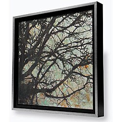 Sara Abbott 'Enchanted I' Framed Giclee Print on Canvas