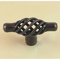 Stone Mill Berkshire Matte Black Birdcage Cabinet Knobs (Pack of 25)