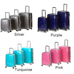 Rockland Elite Designer 3-piece Hardside Spinner Luggage Set
