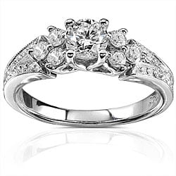 14k Gold 7/8ct TDW Round-Cut Diamond Ring (H-I, I1-I2)