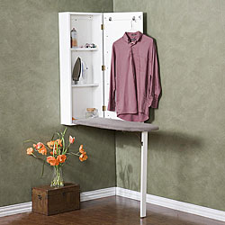 Wall-mounted Ironing Board and Storage Center