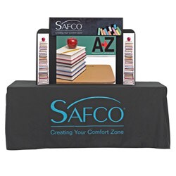 Safco Economy Black Tabletop Display