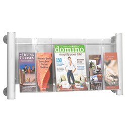 Safco Luxe 3-pocket Magazine Rack