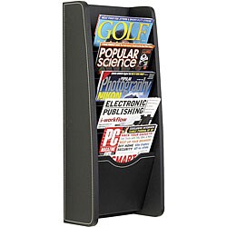 Safco 5-pocket Black Magazine Rack