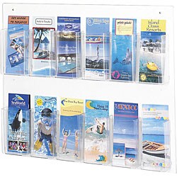 Safco Clear2c 12-pamphlet Display