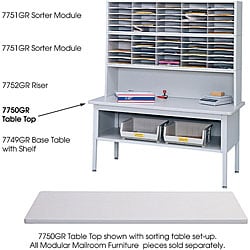 Safco Grey Sorting Table Top