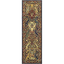 Handmade Heritage Heirloom Multicolor Wool Runner (2'3 x 8')