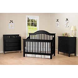 DaVinci Jayden 4-in-1 Crib with Toddler Rail in Ebony