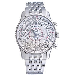 Breitling Men's 'Montbrillant Datora' Steel Chronograph Watch