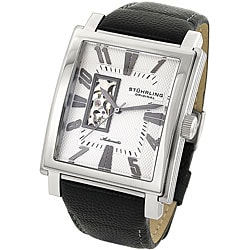 Stuhrling Original Men's 'Metropolitan' Silver Dial Automatic Watch