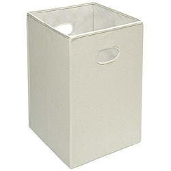 Badger Basket Ecru Folding Hamper and Storage Bin