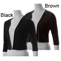 S. Max by Adi Women's Stretch Knit Bolero