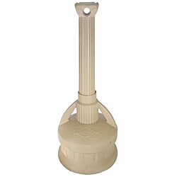 Adobe Beige Outdoor Smoking Receptacles (Pair of 2)