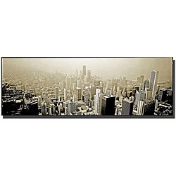 Preston 'Chicago Skyline' Gallery-wrapped Canvas Art