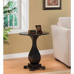 Espresso 22-inch Pedestal Table