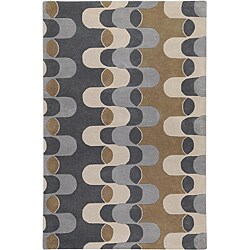 Hand-tufted Vibrant Grey New Zealand Wool Rug (8' x 11')