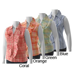 Cassee Women's Plus Size Ruffled Blouse