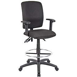 Boss Multi-Function Drafting Stool with Adjustable Arms