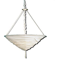 White 1-light Venetian Pendant