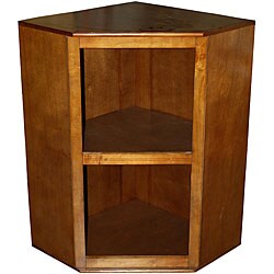 Corner Bathroom Cabinets on Stackable Multi Purpose Oak Corner Cabinet   Overstock Com