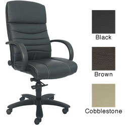 Sealy High Back Adjustable Leather Office Chair