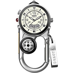 Dakota Men's 'Angler II' Analog/ Digital Carabiner Watch