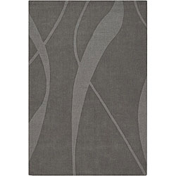 Hand-tufted Mandara Grey Wool Rug (7' x 10')