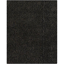 Hand-woven Mandara New Zealand Wool Shag Rug (8' x 10')