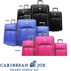 Caribbean Joe Newport Water-repellant 3-piece Luggage Set