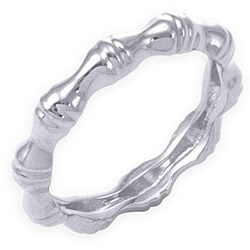 Sterling Silver Imperial Bamboo-style Chi Band (3.5 mm)