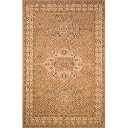 Medallion Oatmeal Outdoor Rug (7'10 x 9'10)