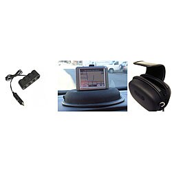 Universal GPS Mount, Case and 4-port Power Adapter Accessory Kit