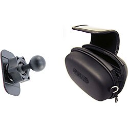 Garmin Portable GPS Protective Hard Shell Case and Stick-on Mount