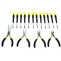 Precision Jewelers Pliers 16-piece and Tool Set