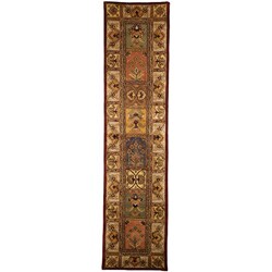 Handmade Classic Bakhtieri Multicolored Wool Rug (2'3 x 20')
