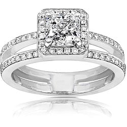 14k Gold 1 1/3ct TDW Radiant Cut Diamond Engagement Ring (H-I, I1-I2)