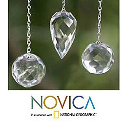 Set of 3 'Purifying Triad' Crystal Pendulums (Brazil)