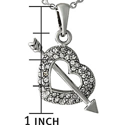 Cupid's Heart and Arrow Necklace