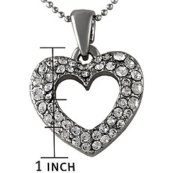 Rhinestone Heart Necklace