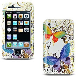 Double Butterfly Design Case for iPhone 3G or iPhone 3GS