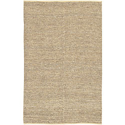 Hand-woven Chapra Bleached Jute Rug (8' x 11')