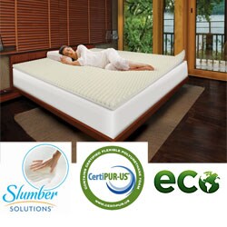 Slumber Solutions Highloft Eco 2-inch Memory Foam Mattress Topper
