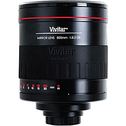 Vivitar 800mm f/8 Manual Mirror Lens for Pentax