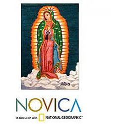 Wool 'Our Lady of Guadalupe' Tapestry (Peru)