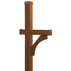 Salsbury In-ground Deluxe Copper-finish Mailbox Post