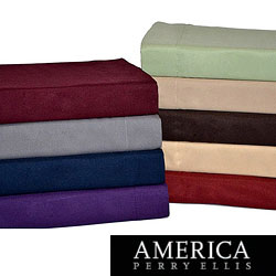 Perry Ellis Microfiber Polyester 4-Piece Sheet Set