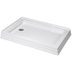 DreamLine Quad 60x36-inch Rectangular Double Threshold Shower Tray
