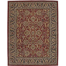Hand-tufted Caspian Red Wool Rug (8' x 10'6)